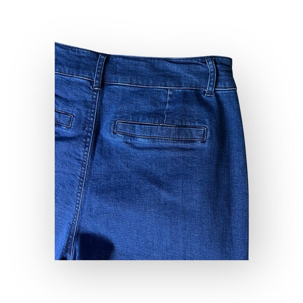 New Bagatelle Collection High Rise Wide Leg Tailored Denim 31 - Picture 3 of 7
